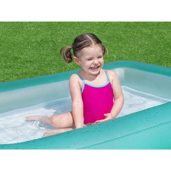 Piscină gonflabilă  165 x 104 x 25 cm - BESTWAY 51115 Aquababes Kiddie Pool - turcoaz