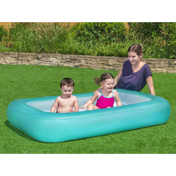 Piscină gonflabilă  165 x 104 x 25 cm - BESTWAY 51115 Aquababes Kiddie Pool - turcoaz