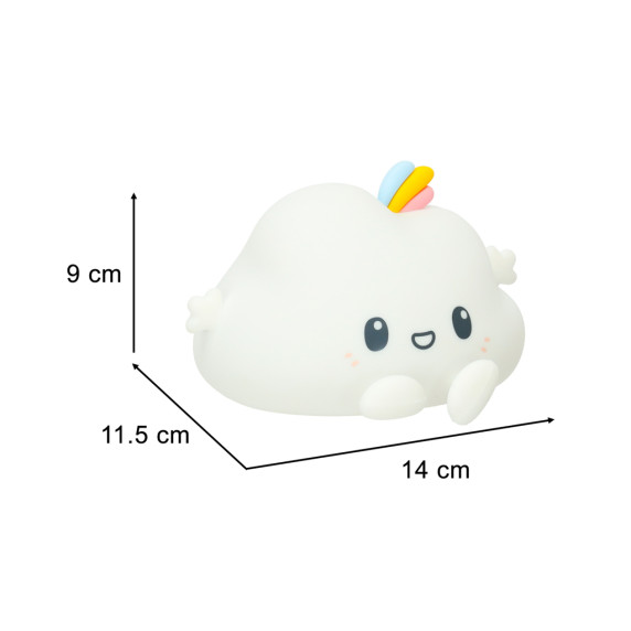 Lampă de noapte din silicon -  RGB  RGB LITTLE CLOUD - Nor