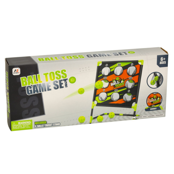 Joc de aruncat la țintă cu 6 mingi -  Inlea4Fun BALL TOSS GAME SET