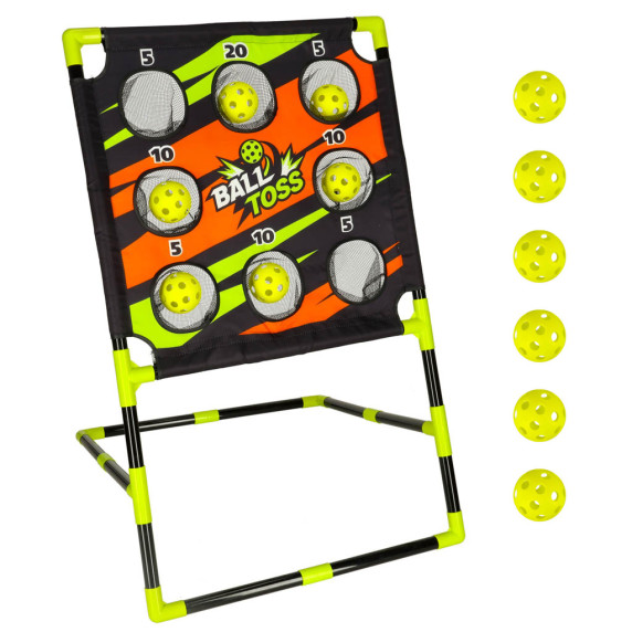 Joc de aruncat la țintă cu 6 mingi -  Inlea4Fun BALL TOSS GAME SET