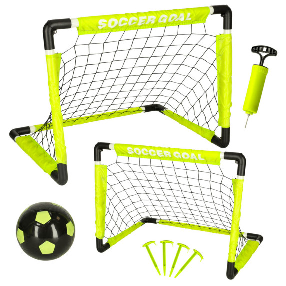 Poartă fotbal cu minge -  Inlea4Fun SOCCER GOAL SET