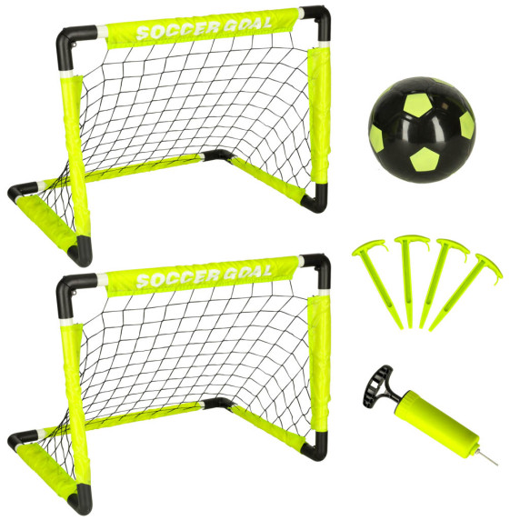 Poartă fotbal cu minge -  Inlea4Fun SOCCER GOAL SET