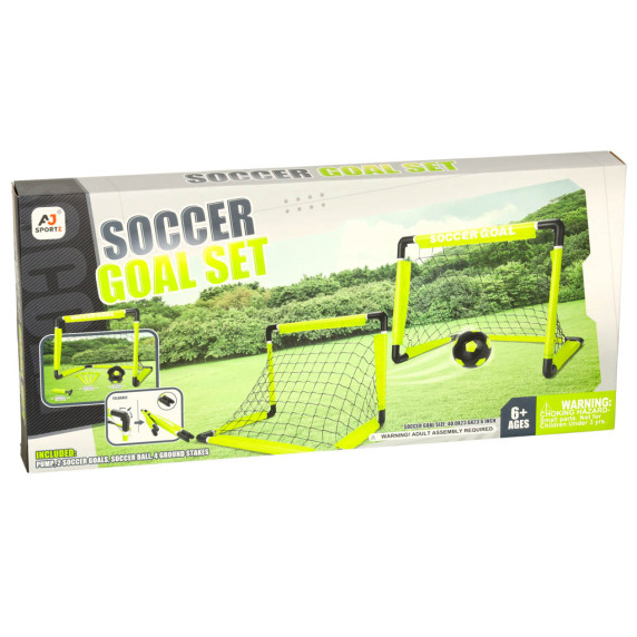 Poartă fotbal cu minge -  Inlea4Fun SOCCER GOAL SET