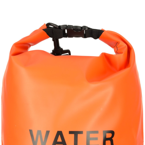 Geantă impermeabilă - 15 litri - Water proof bag - portocaliu