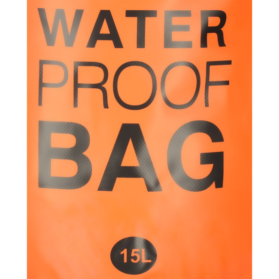 Geantă impermeabilă - 15 litri - Water proof bag - portocaliu