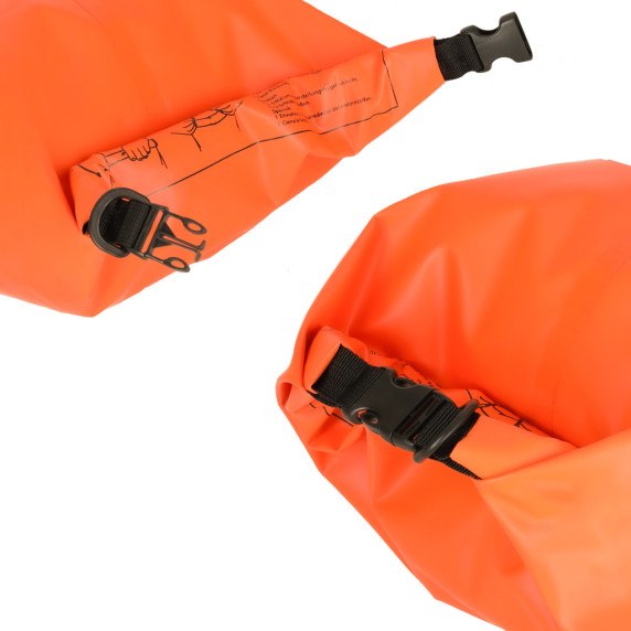 Geantă impermeabilă - 15 litri - Water proof bag - portocaliu