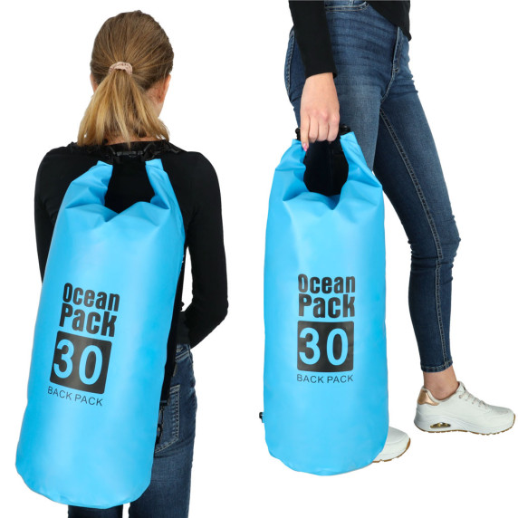 Geanta impermeabilă - 30 l Ocean Pack - albastru