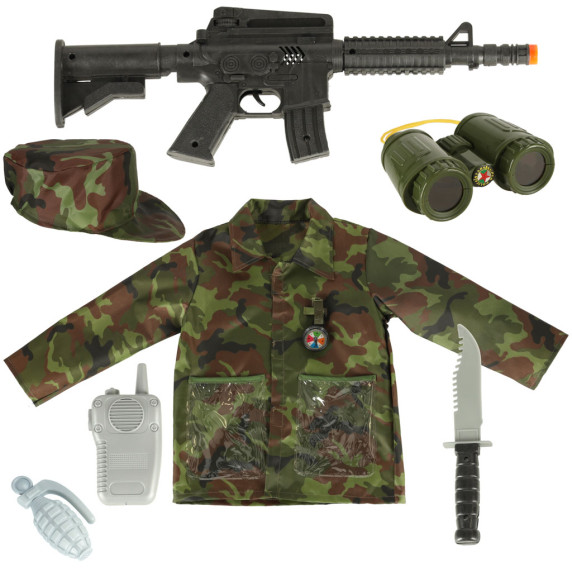 Set de costum militar cu acesori -  Inlea4Fun