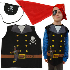 Costum de pirat pentru vârstă 3-8 ani - Inlea4Fun Preview