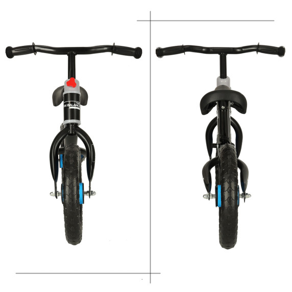 Bicicletă echilibru fără pedale TRIKE FIX Balance - negru și albastru