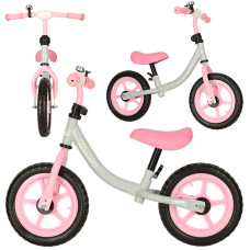 Bicicletă echilibru fără pedale TRIKE FIX Balance - albă și roz Preview