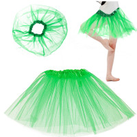 Costum fustă tutu din tul -  Verde  