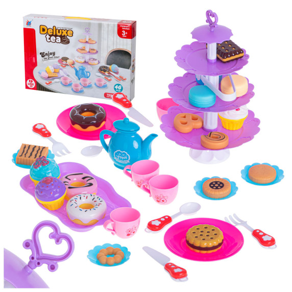 Set ceainic pentru copii 46 elemente - Inlea4Fun DELUXE TEA