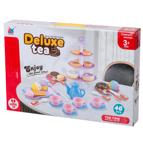 Set ceainic pentru copii 46 elemente - Inlea4Fun DELUXE TEA