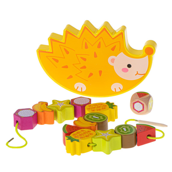 Jucărie echilibru - arici - Inlea4Fun HEDGEHOG BALANCE BLOCKS