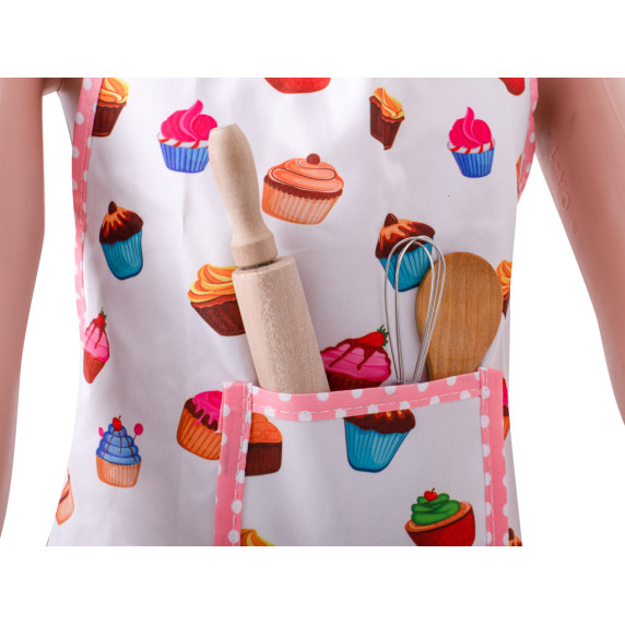 Sort bucătărie copii cu accesorii 11 piese -  Inlea4Fun SET COPII CHEF