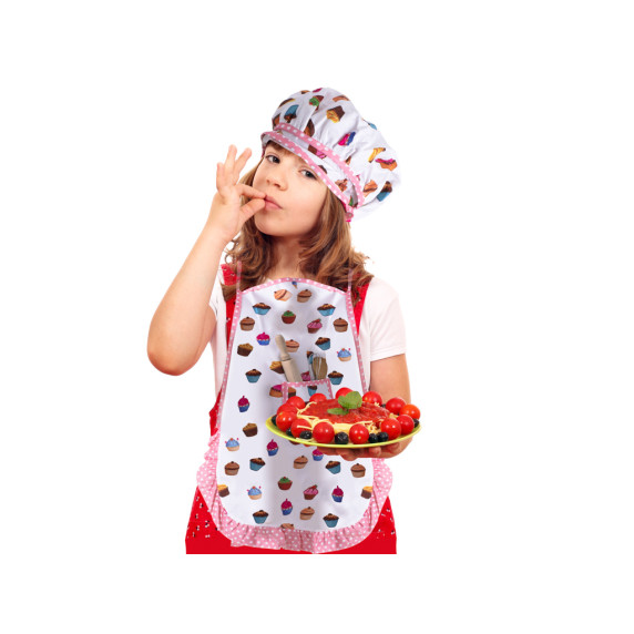 Sort bucătărie copii cu accesorii 11 piese -  Inlea4Fun SET COPII CHEF