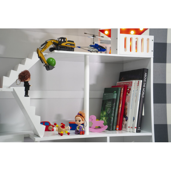 Organizator pentru  jucării, bibliotecă, casă de păpuși 116 cm  - LULILO CALLA XXL