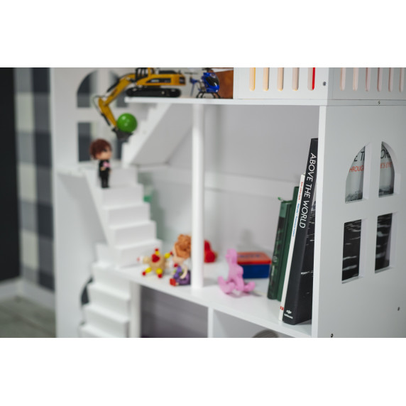 Organizator pentru  jucării, bibliotecă, casă de păpuși 116 cm  - LULILO CALLA XXL