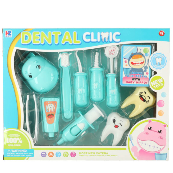 Set stomatologic pentru copii - Inlea4Fun DENTAL CLINIC - albastru