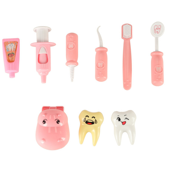 Set stomatologic pentru copii - Inlea4Fun DENTAL CLINIC - roz