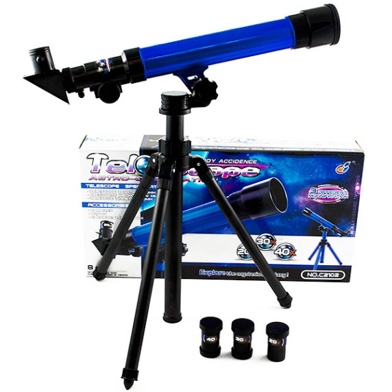 Telescop cu trepied pentru copii, 20x 30x 40x - Inlea4Fun TELESCOPE ASTRO-OBSERVATION