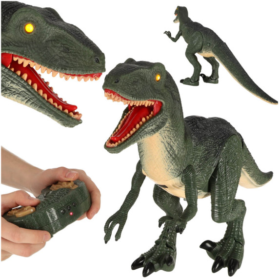 Dinozaur cu telecomanda RC Velociraptor - DINOSAUR PLANET