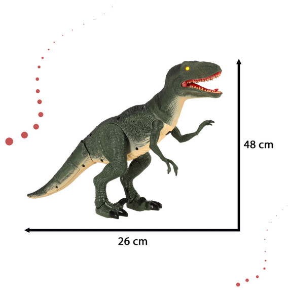 Dinozaur cu telecomanda RC Velociraptor - DINOSAUR PLANET