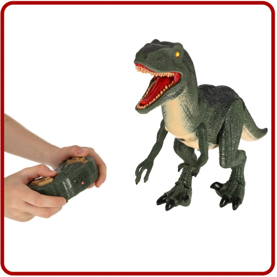 Dinozaur cu telecomanda RC Velociraptor - DINOSAUR PLANET