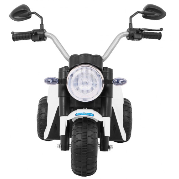 Motocicletă electrică pentru copii - Inlea4Fun MINI BIKE - alb