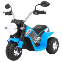 Motocicletă electrică pentru copii - Inlea4Fun MINI BIKE - albastru 