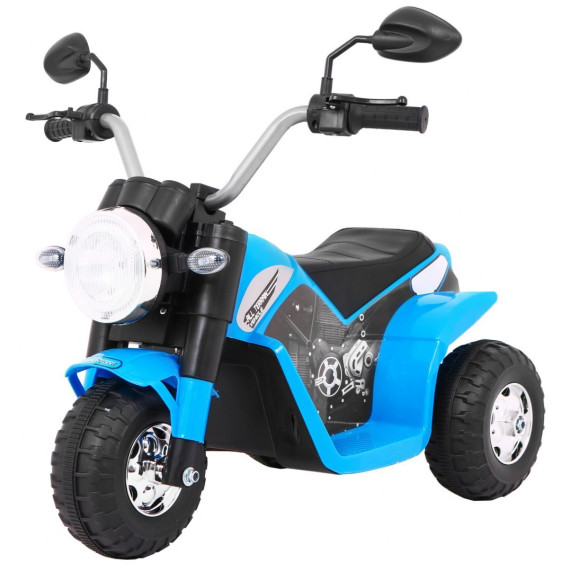 Motocicletă electrică pentru copii - Inlea4Fun MINI BIKE - albastru