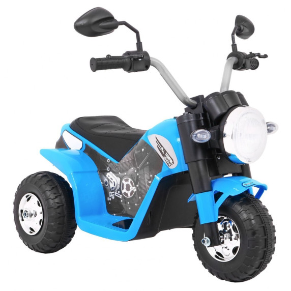 Motocicletă electrică pentru copii - Inlea4Fun MINI BIKE - albastru