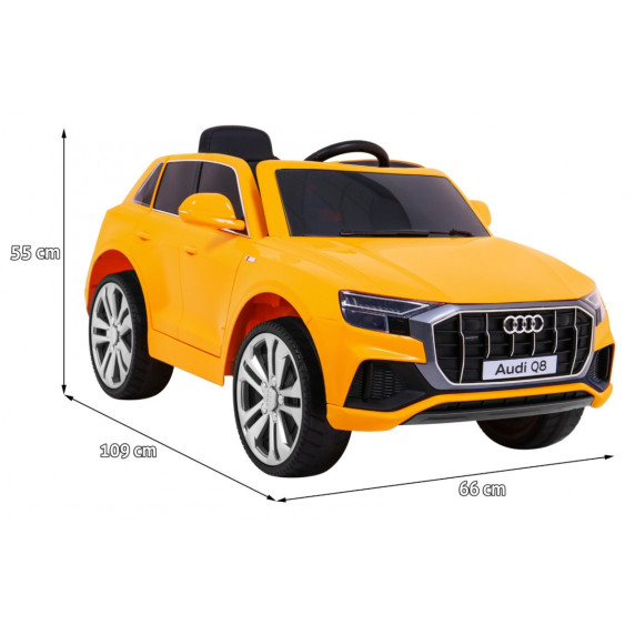 Mașina electrică - Audi Q8 - portocaliu