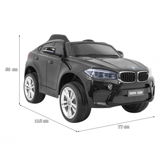 Mașină electrică BMW X6M - negru lăcuit