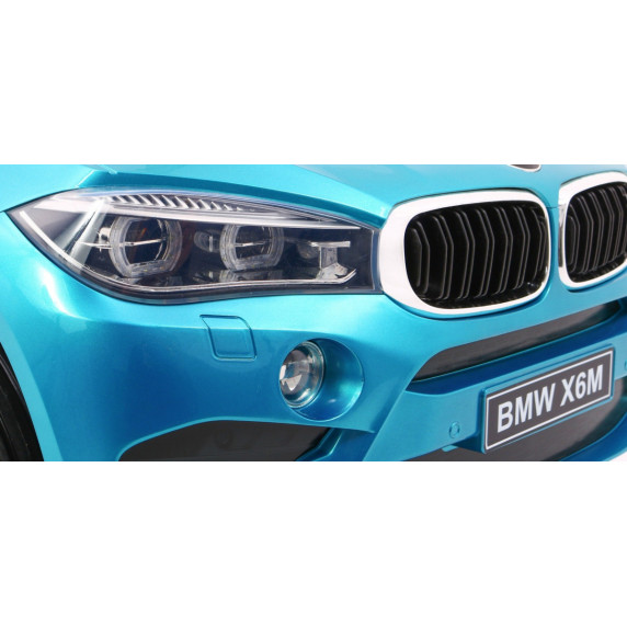 Mașină electrică BMW X6M - albastru lăcuit