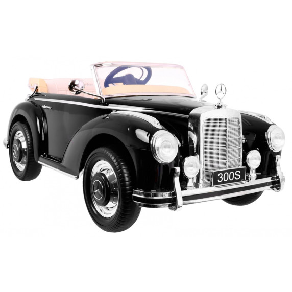 Mașină electrică Mercedes Benz 300S RETRO - negru