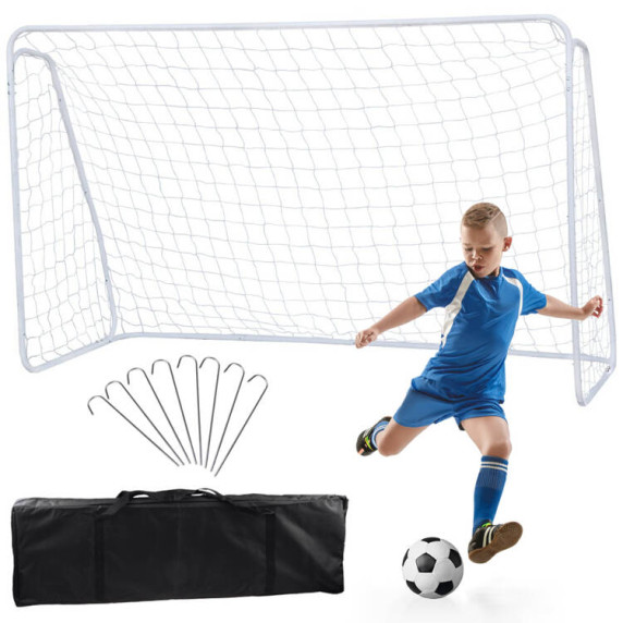 Port de fotbal 300x205x120cm - Set Fotbal Inlea4Fun SP0665