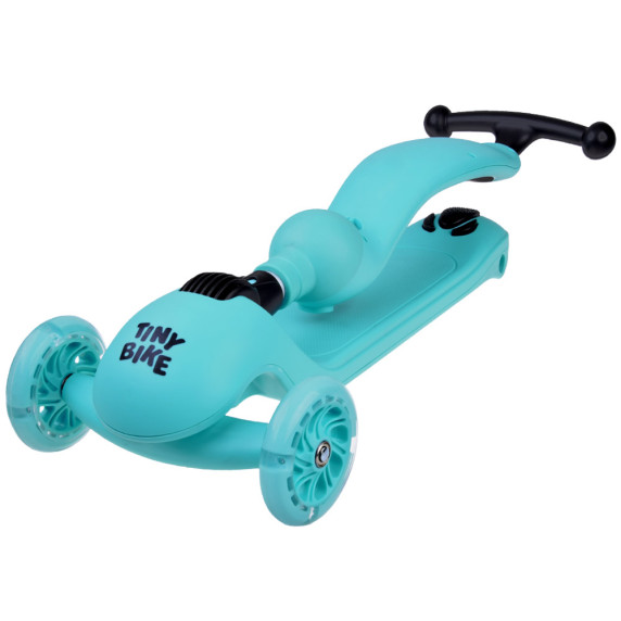 Trotineta  2 în 1 cu 3 roți - Inlea4Fun Tiny Bike - albastru deschis