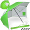 Umbrela tip cort de plaja 240 cm UPF 50+ Chalkidiki Para Sole - verde deschis