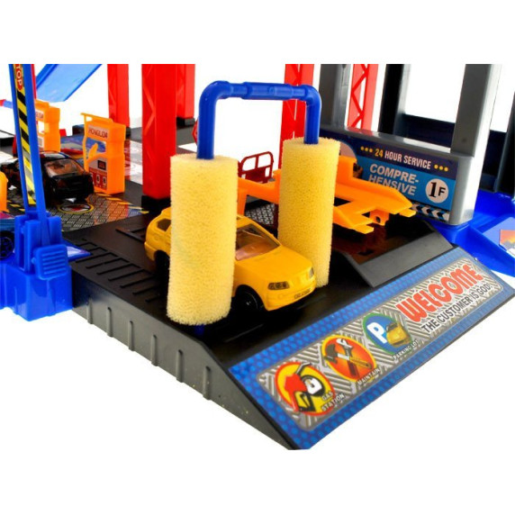 Garaj de parcare cu mai multe niveluri -  Inlea4Fun CITY PARKING PLAYSET ZA1859