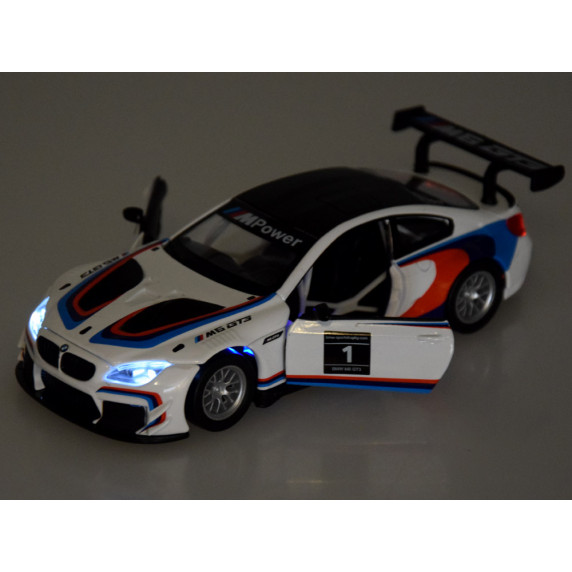 Mașină din metal - BMW M6 GT3 Inlea4Fun METAL SPEED ZONE