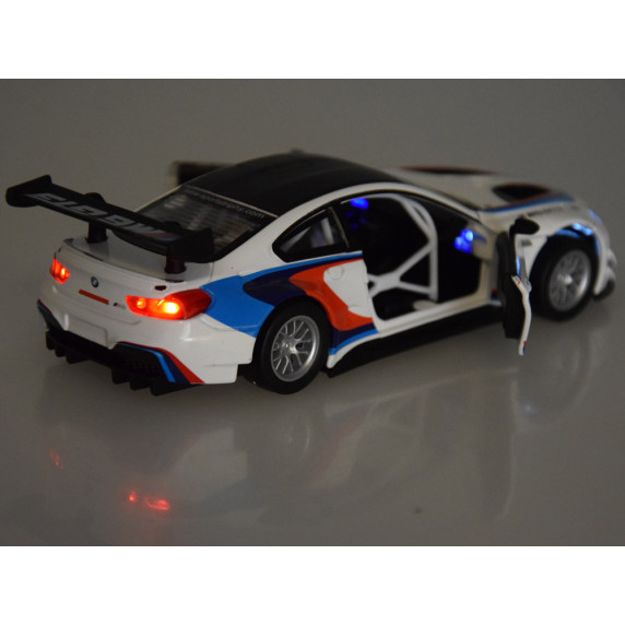 Mașină din metal - BMW M6 GT3 Inlea4Fun METAL SPEED ZONE