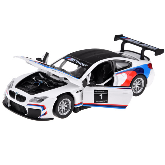 Mașină din metal - BMW M6 GT3 Inlea4Fun METAL SPEED ZONE