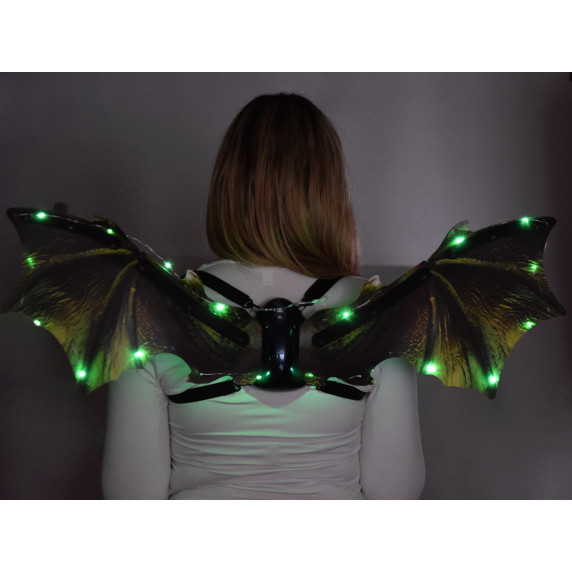 Aripi de dragon cu sunet și iluminare LED - Inlea4Fun DINOSAUR WINGS