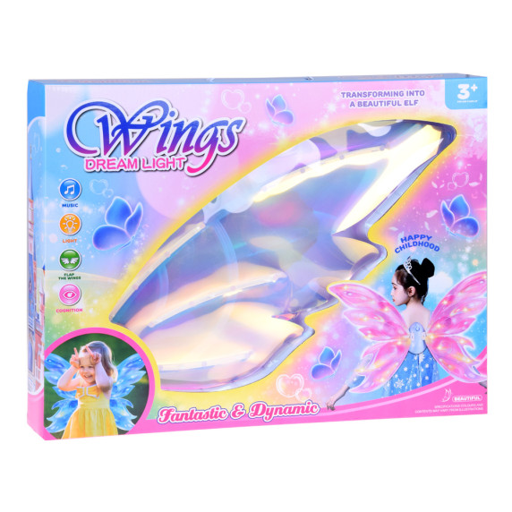 Aripi strălucitoare de fluturi - Inlea4Fun WINGS DREAM LIGHT