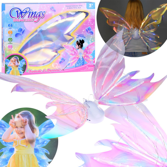 Aripi strălucitoare de fluturi - Inlea4Fun WINGS DREAM LIGHT