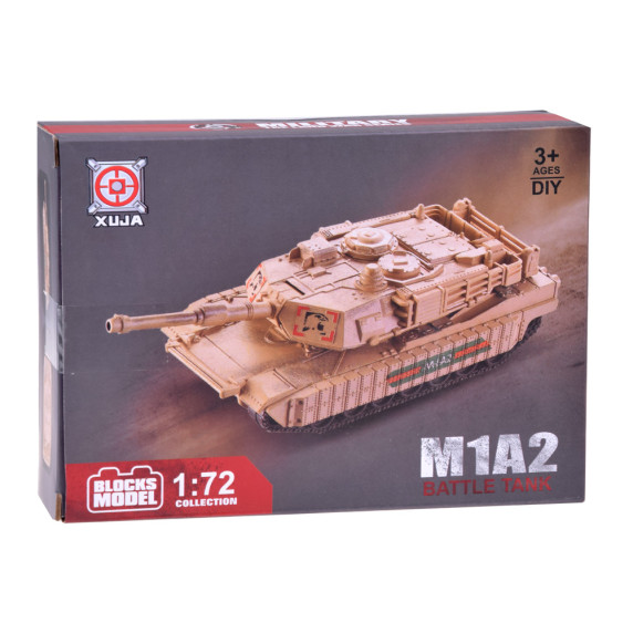 Tanc de construcții - Tank Abrams M1A2 tank 1:72 Inlea4Fun