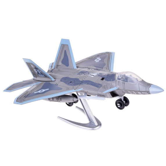 Set avion cu reacție model F-22 1:100  - Inlea4Fun STEALTH FIGHTER